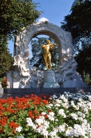 Johann Strauss Statue in Stadtpark or City Park, Vienna